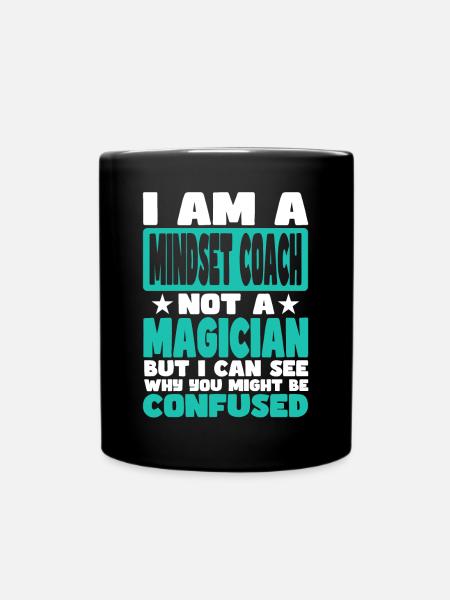 Mindset Coach - Tasse einfarbig - Schwarz