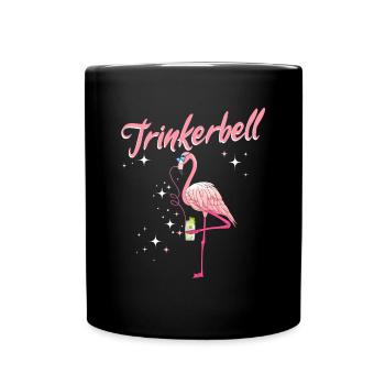 Cloche à boire - Mug uni - noir - Devant