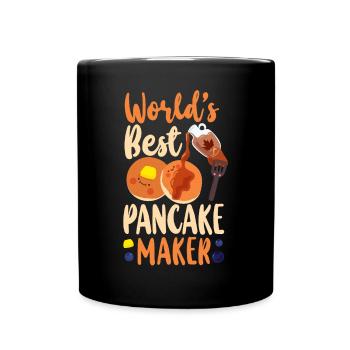 Pancake Lover Kids World's Best - Full Colour Mug - black - Front