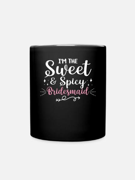 Junggesellin - Tasse einfarbig - Schwarz