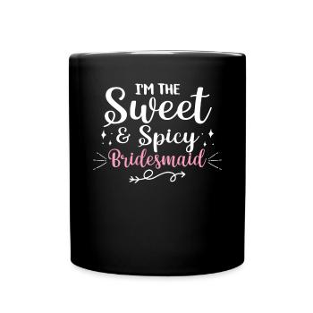 Bachelorette Hen Party Bride - Full Colour Mug - black - Front