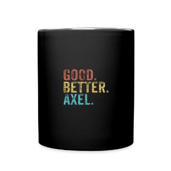 Bon meilleur Axel - Mug uni - noir - Devant