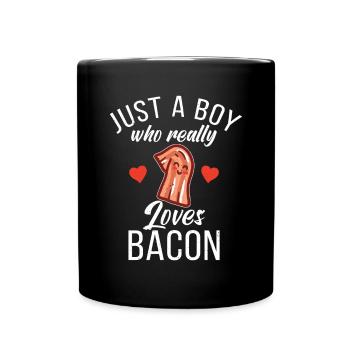 Funny Bacon Gifts - Full Colour Mug - black - Front