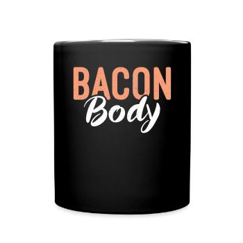 Funny Bacon Gifts - Full Colour Mug - black - Front