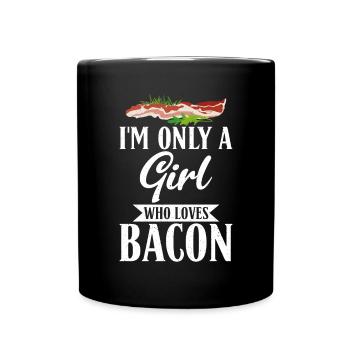 Funny Bacon Gifts - Full Colour Mug - black - Front