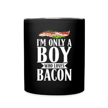 Funny Bacon Gifts - Full Colour Mug - black - Front