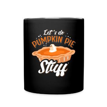 Pumpkin Pie American Pumpkin Pie Gift - Full Colour Mug - black - Front
