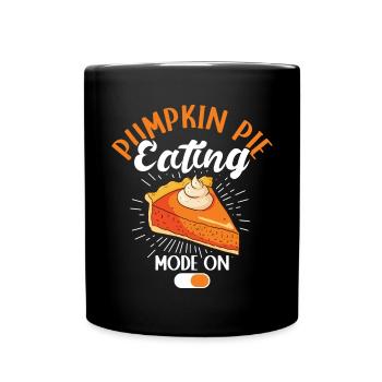 Pumpkin Pie Pumpkin Pie Gift - Full Colour Mug - black - Front
