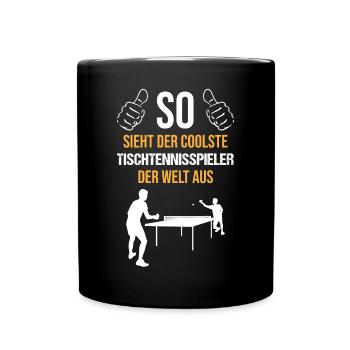 This is what the coolest player in the world looks like - Full Colour Mug - black - Front