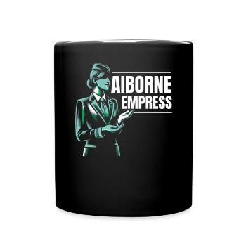 Hôtesse de l’air Hôtesse de l’air - Mug uni - noir - Devant