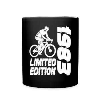 Limited Edition 1983 Limited Edition Fahrrad - Tasse einfarbig - Schwarz - Vorne