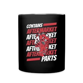 Enthält Aftermarket-Teile Katheter Open Heart - Tasse einfarbig - Schwarz - Vorne