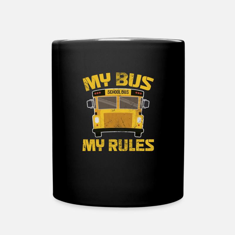 Busfahrer - Tasse einfarbig - Schwarz