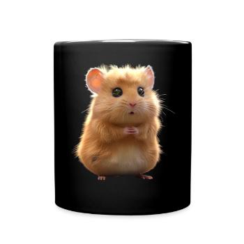 Hamster, Rodent, Golden Hamster, European Hamster, Hamster - Full Colour Mug - black - Front