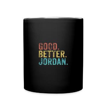 Good better Jordan - Full Colour Mug - black - Front