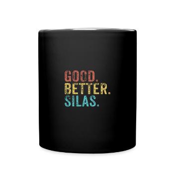 Good better Silas - Tasse einfarbig - Schwarz - Vorne