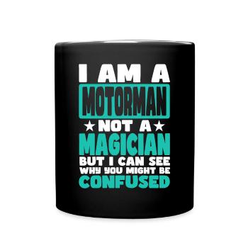 Motorman - Full Colour Mug - black - Front