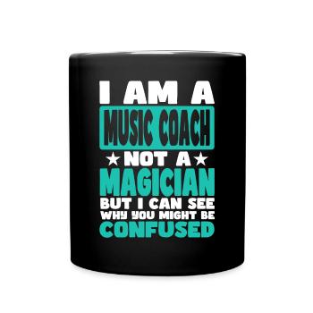 Music Coach - Full Colour Mug - black - Front