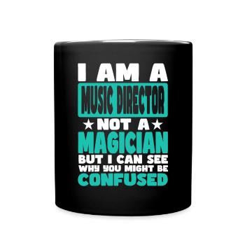 Musikalische Leitung - Tasse einfarbig - Schwarz - Vorne
