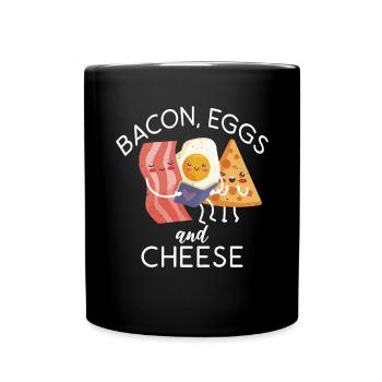 Funny Bacon Gifts - Full Colour Mug - black - Front