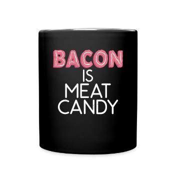 Funny Bacon Gifts - Full Colour Mug - black - Front