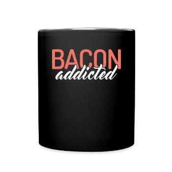 Funny Bacon Gifts - Full Colour Mug - black - Front