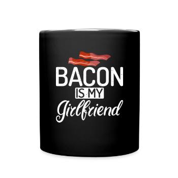 Funny Bacon Gifts - Full Colour Mug - black - Front