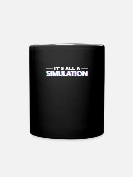 Verschwörung Verschwörungstheorie Geschenk - Tasse einfarbig - Schwarz