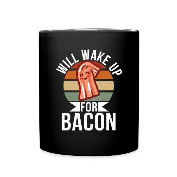 Funny Bacon Gifts - Full Colour Mug - black - Front