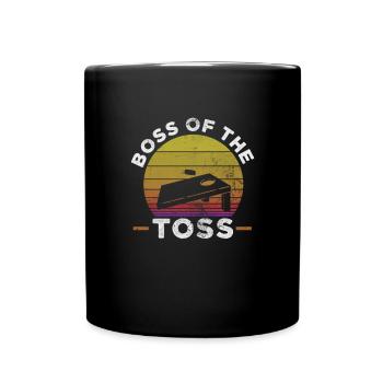 Cornhole - Tasse einfarbig - Schwarz - Vorne