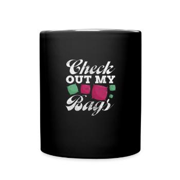 Cornhole - Tasse einfarbig - Schwarz - Vorne