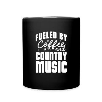 Country Music Country Music Gift - Full Colour Mug - black - Front