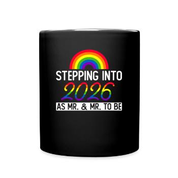 Gay Pride 2026 Mariage Mariage gay - Mug uni - noir - Devant