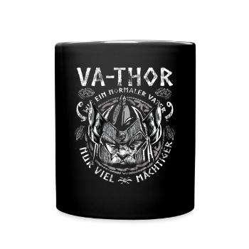 Vathor - Father's Day Father's Day Gift Viking - Full Colour Mug - black - Front
