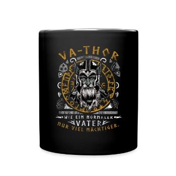Vathor - Father's Day Father's Day Gift Viking - Full Colour Mug - black - Front