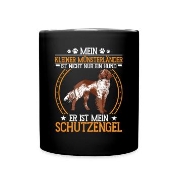 Kleiner Münsterländer ist nicht nur ein Hund - Tasse einfarbig - Schwarz - Vorne