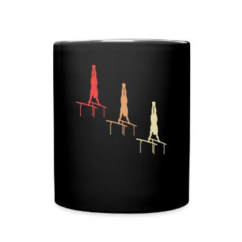 Colorful Gymnastics Elegance - Full Colour Mug - black - Front