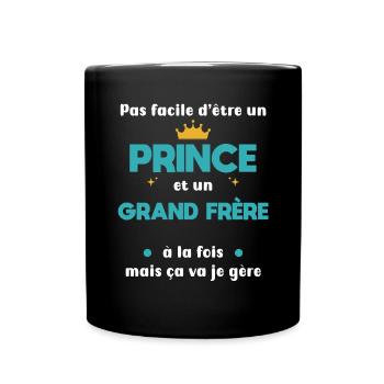 Big Brother Prince - Full Colour Mug - black - Front