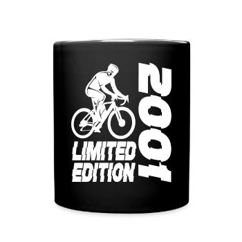 Limited Edition 2001 Limited Edition Fahrrad - Tasse einfarbig - Schwarz - Vorne