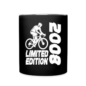 Limited Edition 2008 Limited Edition Fahrrad - Tasse einfarbig - Schwarz - Vorne