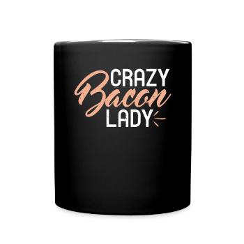 Funny Bacon Gifts - Full Colour Mug - black - Front