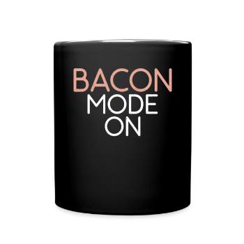 Funny Bacon Gifts - Full Colour Mug - black - Front