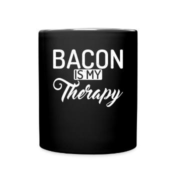 Funny Bacon Gifts - Full Colour Mug - black - Front