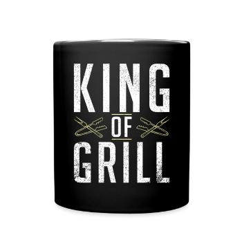 Grill Barbecue Grilling - Tasse einfarbig - Schwarz - Vorne