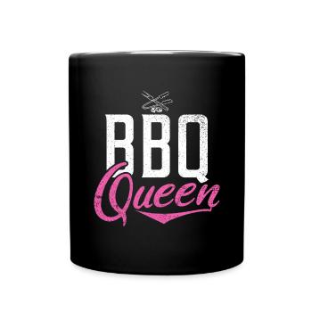 Grill Barbecue Grilling - Tasse einfarbig - Schwarz - Vorne