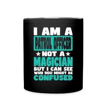 Patrol Officer - Full Colour Mug - black - Front