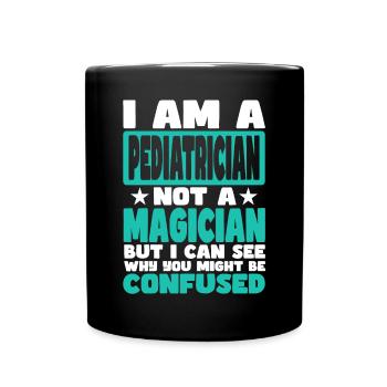 Pédiatre - Mug uni - noir - Devant