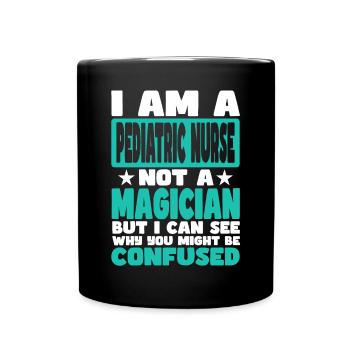 Infirmière pédiatrique - Mug uni - noir - Devant