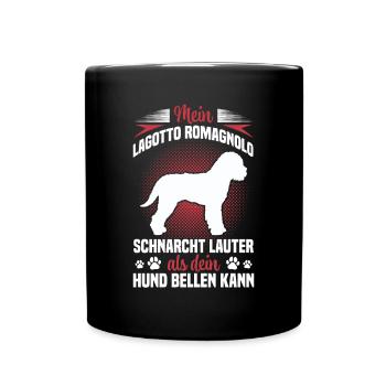 Lagotto Romagnolo snores loud water dog - Full Colour Mug - black - Front