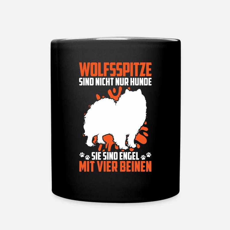 Wolfsspitz Habe einen Deutscher Wolfsspitz - Tasse einfarbig - Schwarz